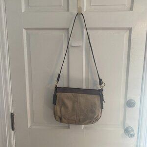 Coach Signature Jacquard Shoulder Bag